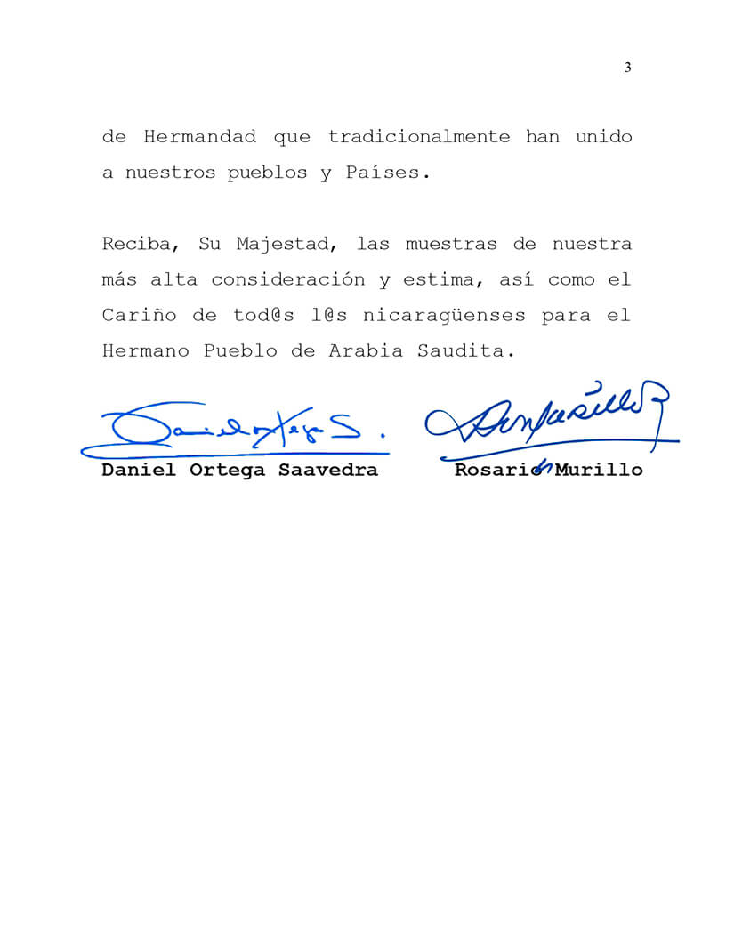 mensaje-arabia-saudita-nicaragua